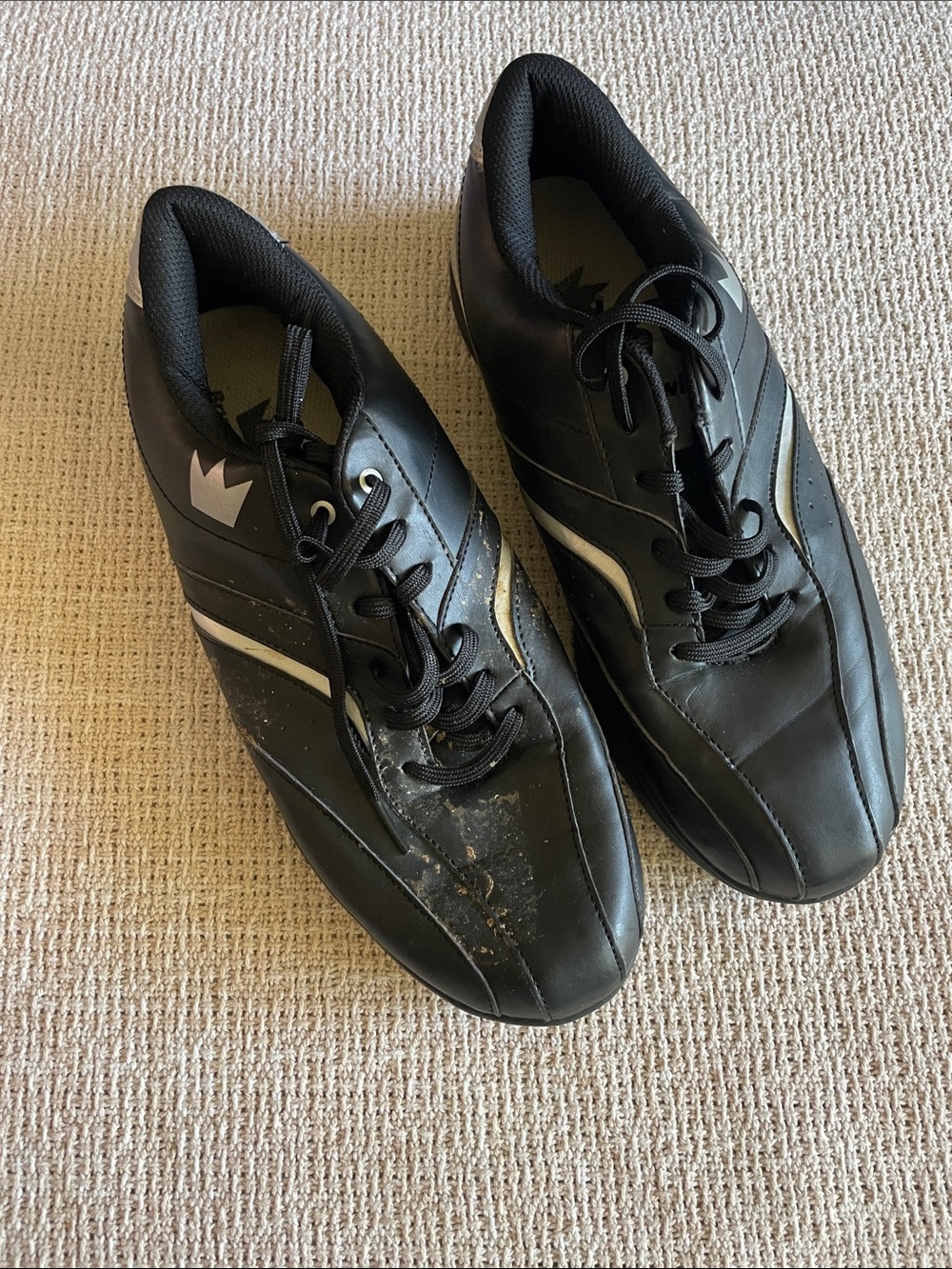 Men's Black bowling Lace-Up Shoes